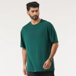Mens Green Oversized T-Shirt