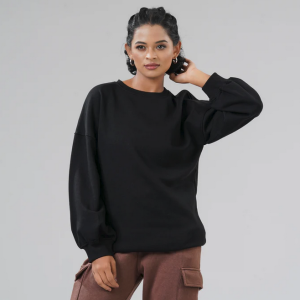 Women's Black Sweat Shirt